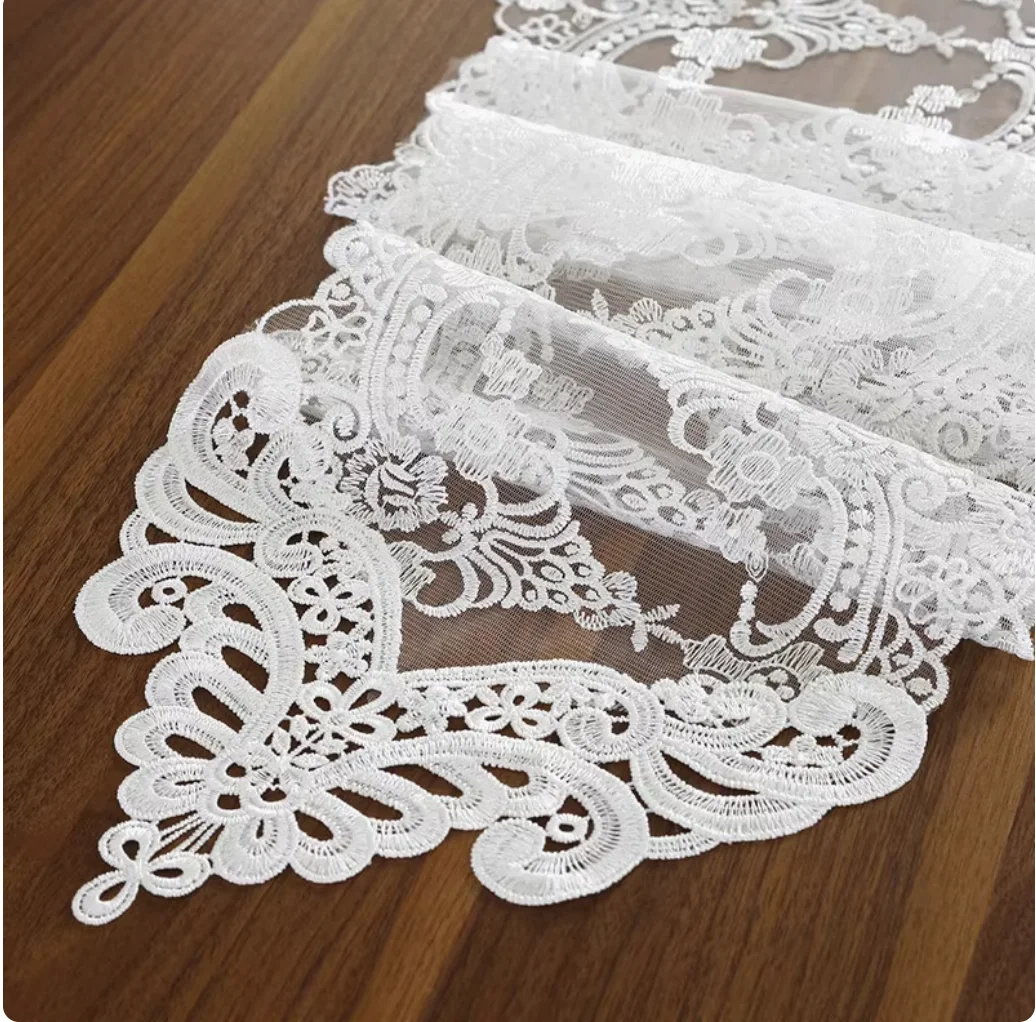 American lace table flag, long tablecloth, light luxury, high-end feeling, coffee table flag, living room dec cloth, cover