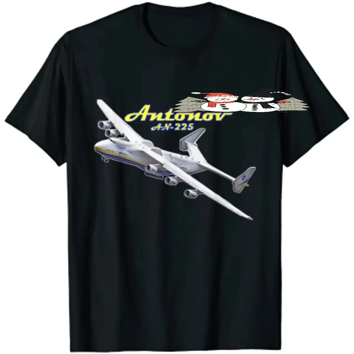Antonov AN-225 Cargo Jet Plane Men T-Shirt Short Sleeve Casual Cotton Boys T-Shirts