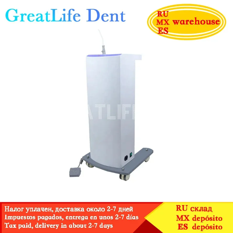 GreatLife Dent Movable Portable Low Noise Vacuum Pump Dental Oral Machine System Dental Suction Unit Dental Suction