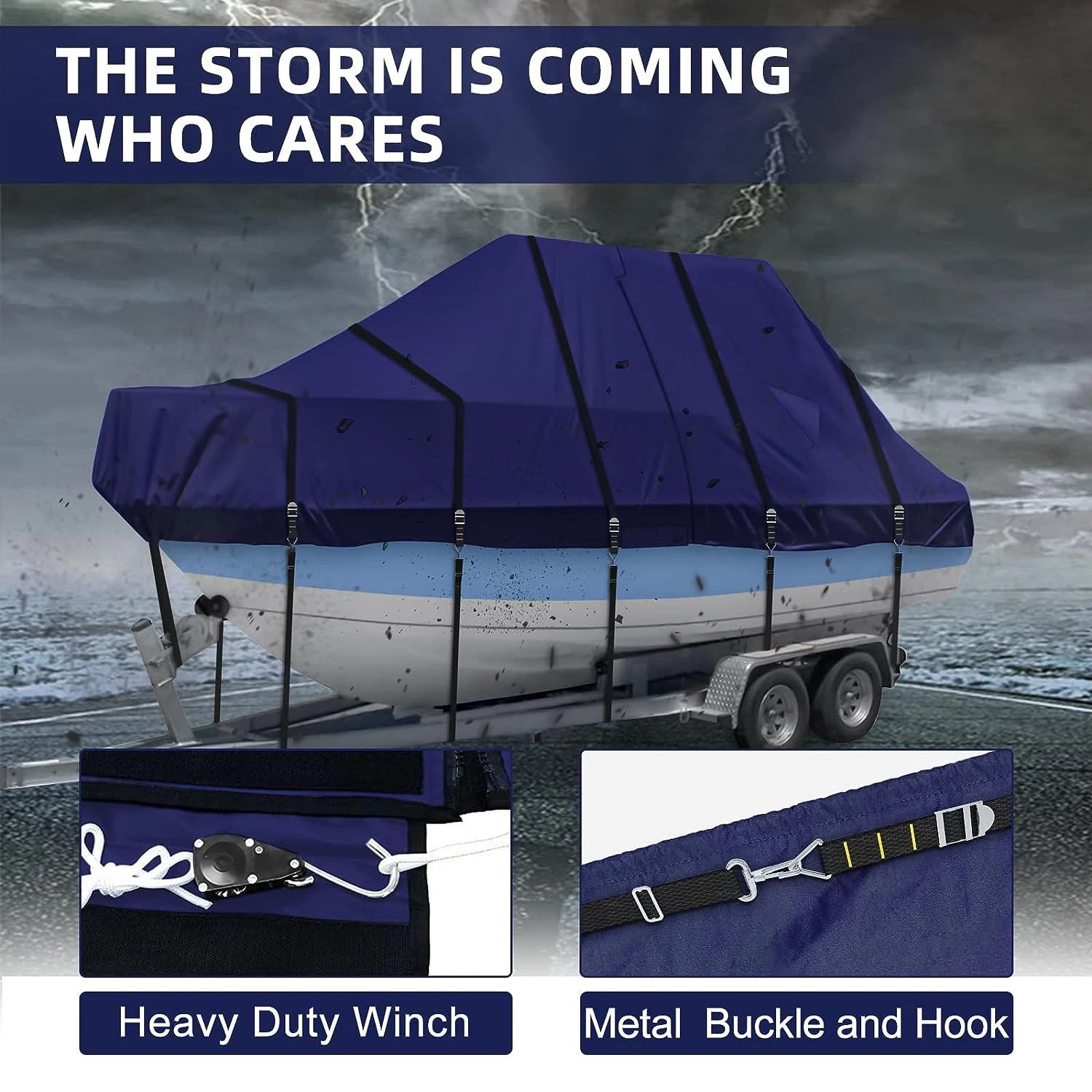 900D Wasserdicht Staubdicht Langlebig T Top Ponton Schutz Kotflügel Boot Abdeckung Sonnenschutz Winddicht Regendicht Boot Abdeckung