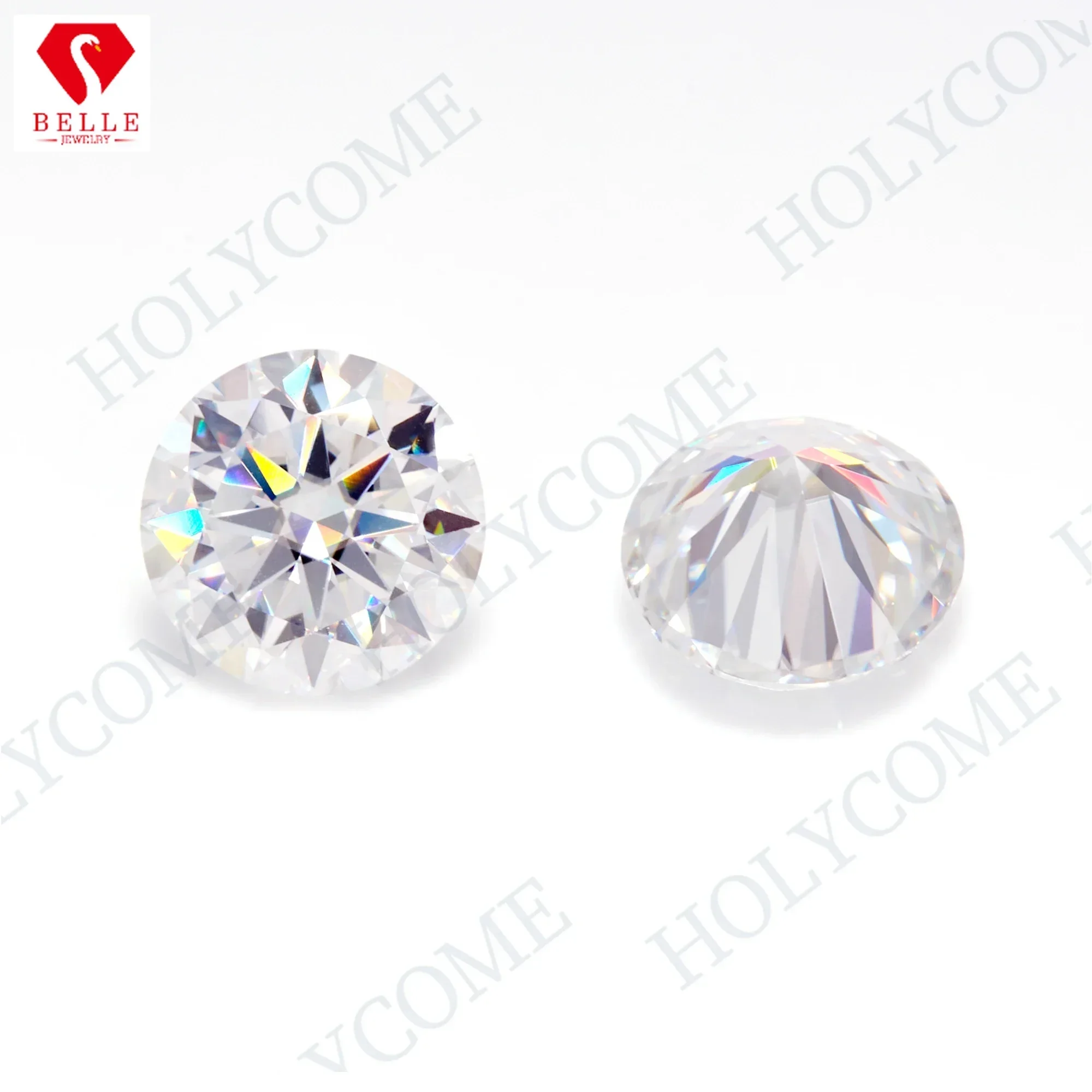 

Moissanite Stones Wholesale Full D Color 3.0-20.0MM 8Heart&8Arrow VVS1 GRA Certificated Round Moissanite Diamond Holycome Beads