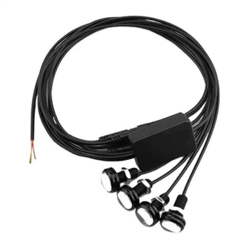 

Motorcycle LED Lights 7 Colors Motorcycle Underglow Kit 4 In 1 IP67 Waterproof Flashing Brake Light Anti-Collision Driving
