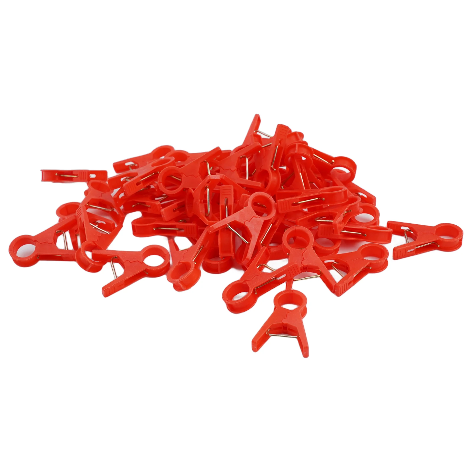 Support Fixing Clip Plant Support Clips 18mm Black 18mm Red Plastic Material 30mm Black 30mm Red 50pcs Practical