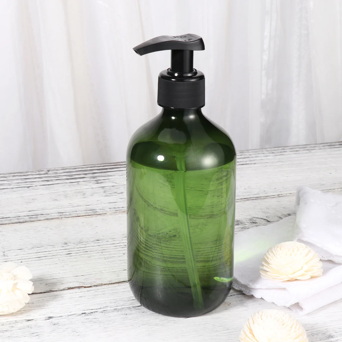 

2Pcs Pump Bottle Shower Gel Packaging Opaque Industrial Plastic Leak-Proof Hand Soap Lotion Dispenser Pump Bottle