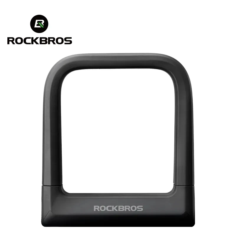 

ROCKBROS Silicone U-lock MTB Road Bicycle Waterproof Stable Anti-theft Lock Studry Multifunctional Safety Bike Accessories