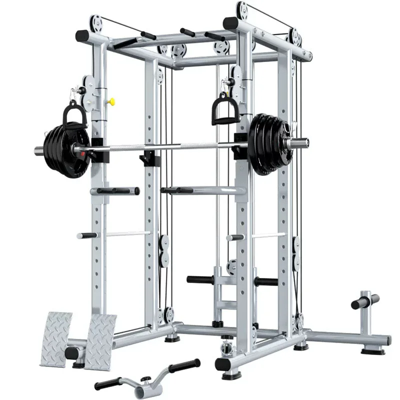 All in One Smith Machine Home Gym Functional Trainer Smith Machine Squat Rack