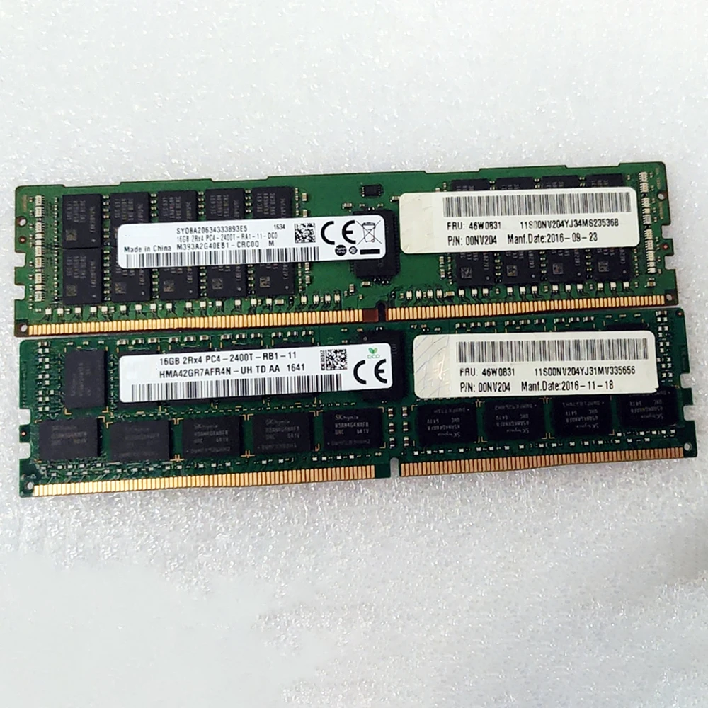 

For IBM RAM X3850 X6 M5 X3550M5 X3950X6 46W0829 46W0831 00NV204 16GB DDR4 PC4-2400T-R 19200 2RX4 ECC REG Server Memory