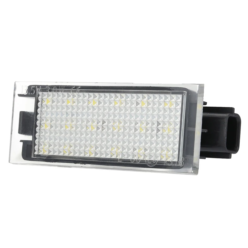 Lámpara de luz de matrícula 12-30V18-SMD para Smart Fortwo 453 Coupe C453 Cabriolet A453 Auto Car duradero