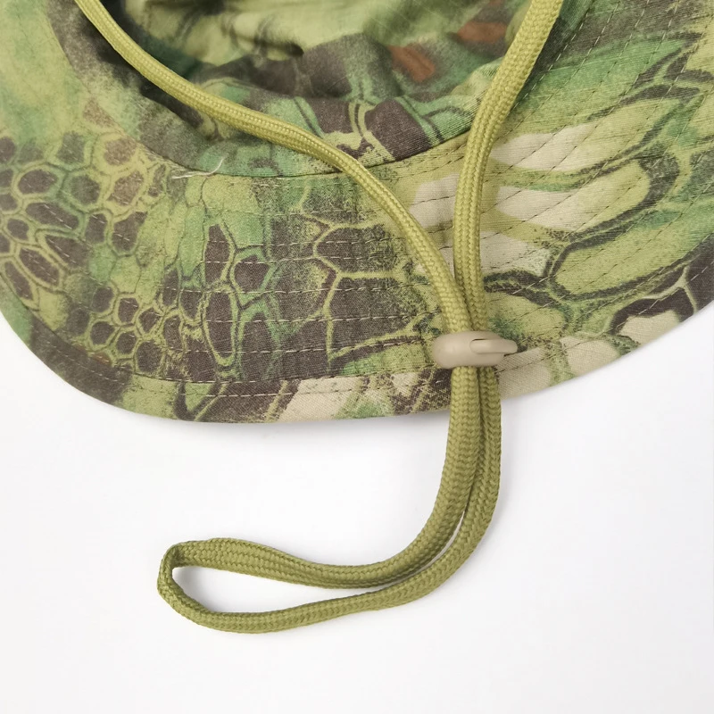 Camouflage Sunscreen Caps Tactics Boonie Cap Balaclava Hat Suit Foldable Soft Hat Outdoor Hunting Fishing Wide Brimmed Hat