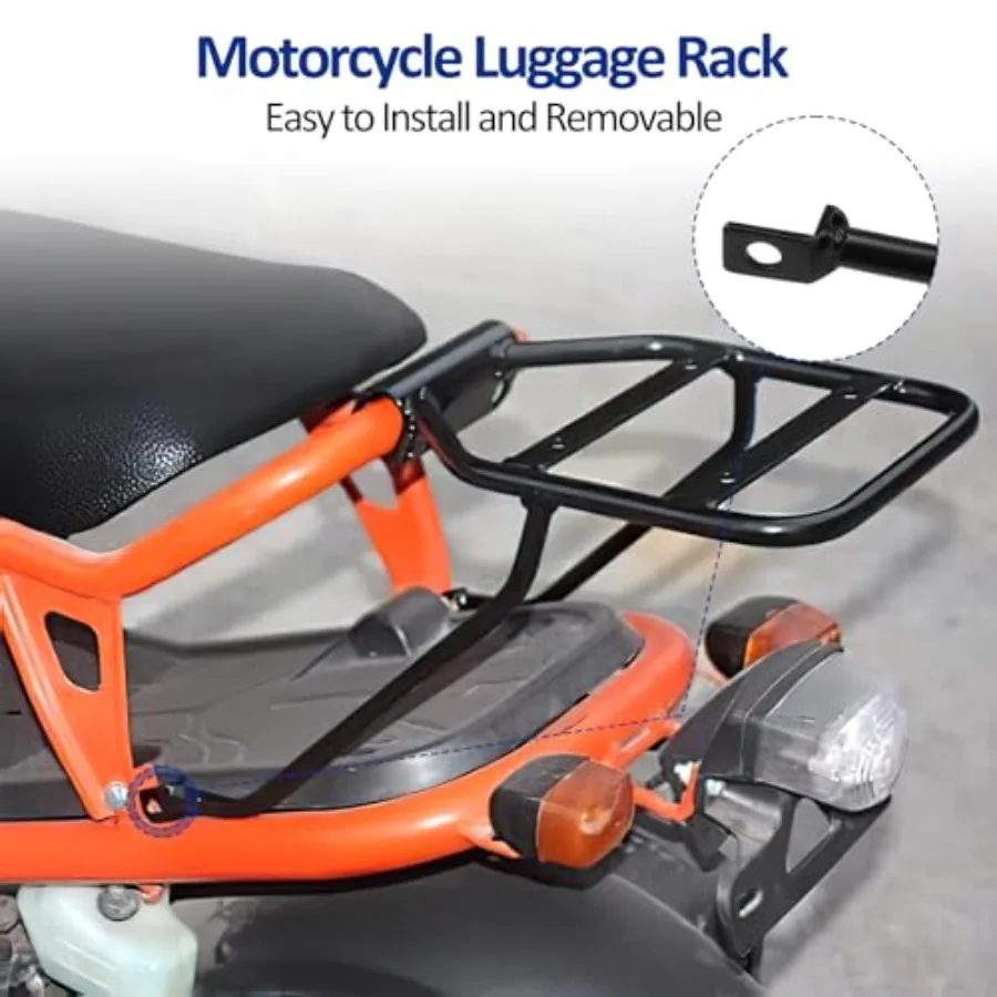 رف أمتعة الدراجة النارية الخلفي تخزين جولة حزمة جبل لهوندا زومر Ruckus NPS50 تصميم متين من سبائك الألومنيوم مع Waterproo