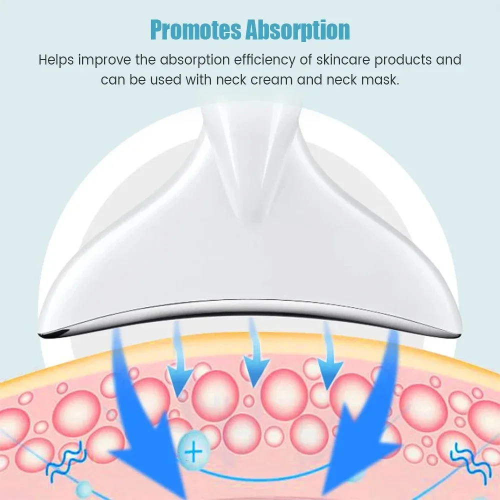 Dispositivo di bellezza per il viso e il collo EMS 3 in 1 Stringere Ridurre il doppio mento Lifting Stringere la macchina per la cura della pelle antirughe per il lifting del viso domestico