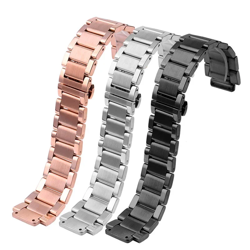 

For Hublot Yubo Watch Strap Big Bang Classic Fusion Men Women Solid Stainless Steel Watchband Bracelet 27mm*19mm