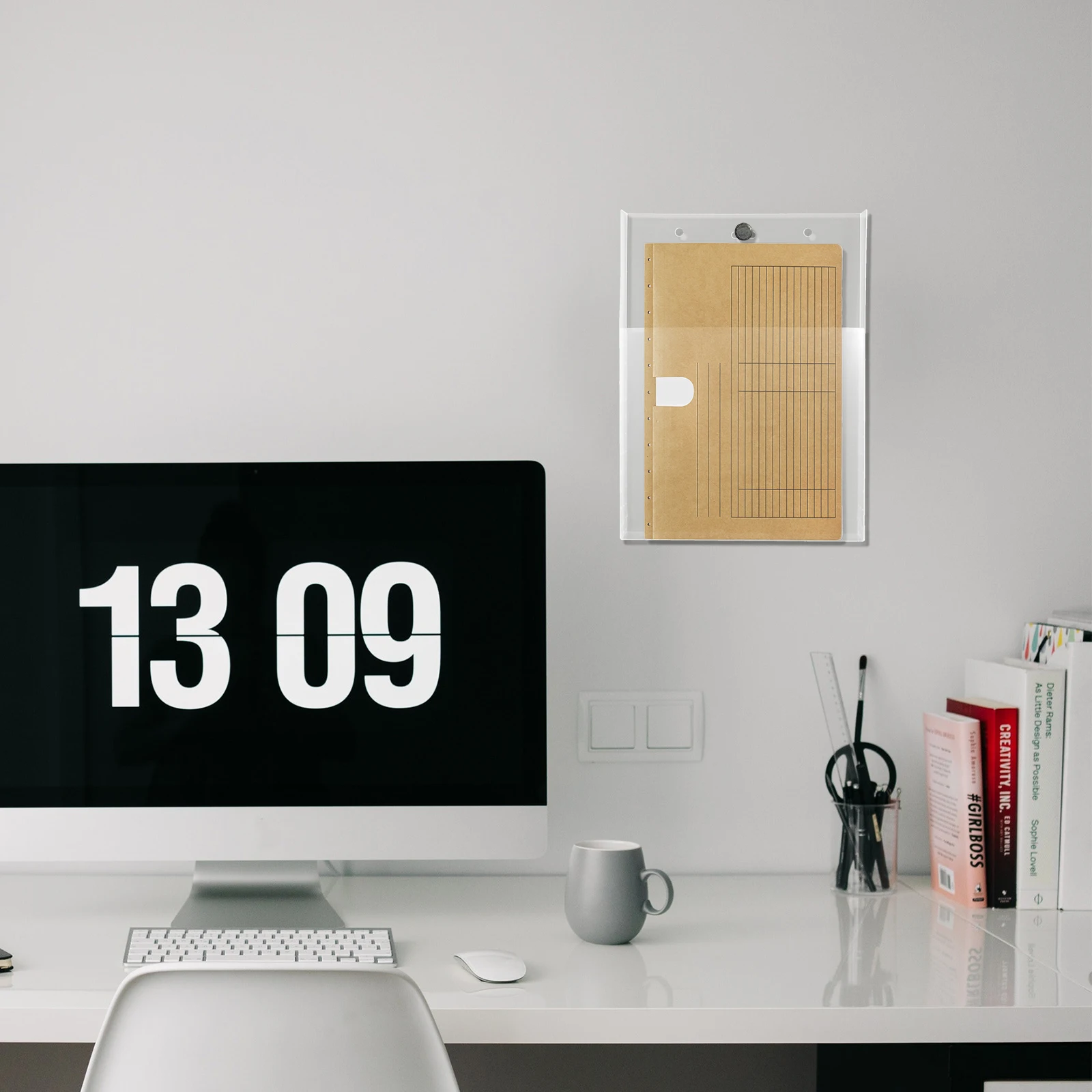 

2 шт. настенный органайзер для файлов, практичная сумка для хранения файлов, легкий офисный домашний настенный органайзер для офиса