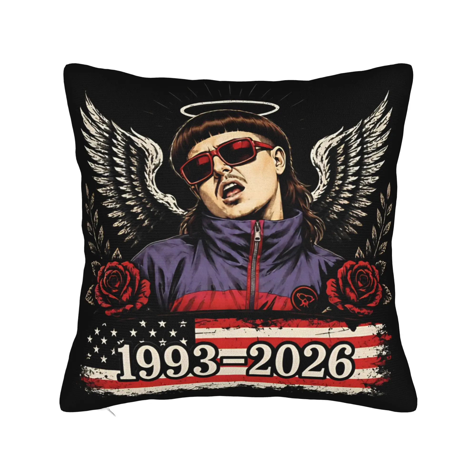 Oliver Tree 1993 2026 RIP Memorial Tribute Square Pillow Covers Polyester Seat  Cushion Case Funny Decor Pillow Cover 45*45