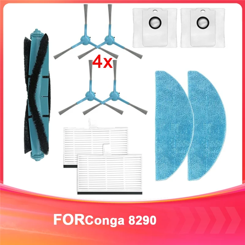 

AA76-для Conga 8290, аксессуары для роботов-пылесосов, основная боковая щетка и запасные материалы для швабры