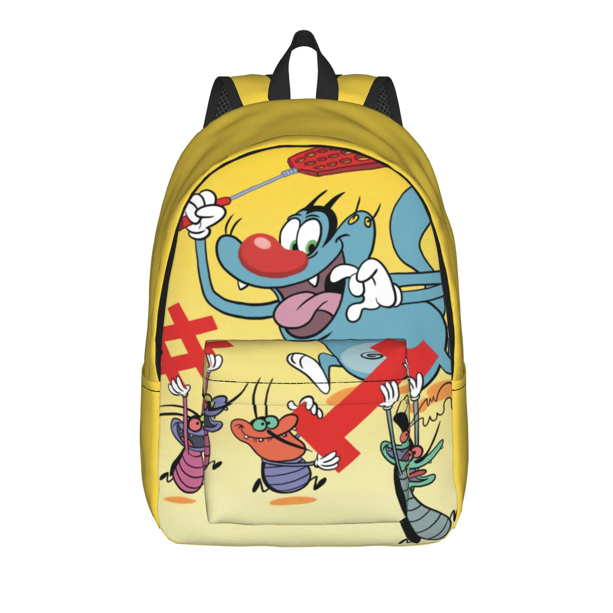Oggy and the Cockroaches Backpack  Trekking Backpacks Boy Designer Big School Bags Kawaii Rucksack