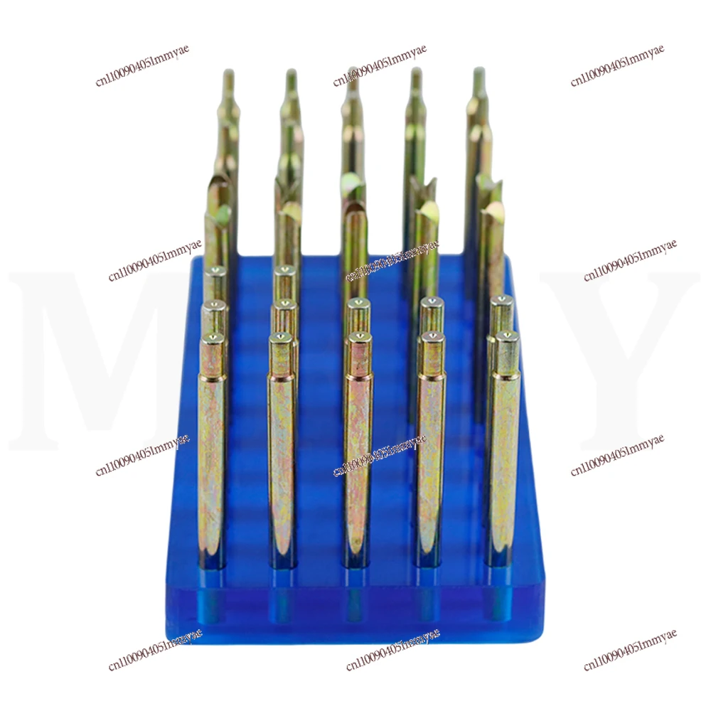 34 قطعة عالية الدقة جوهرة Dopsticks مجموعة قطر 6 مللي متر طول 65 مللي متر الأحجار الكريمة DOP عصا مع صندوق تخزين حجر Faceting أدوات الطحن #4