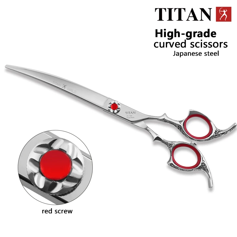 TITAN6.5  7.0 7.5 inch professional grooming scissors pet tools dog cut machine pet grooming Scissors