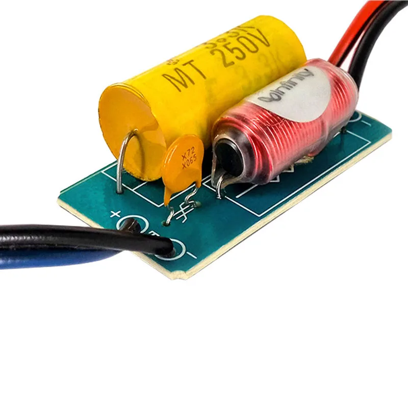 Tenghong 2 szt. Głośniki wysokotonowe Pure Audio z filtrami krzyżowymi 40W 4/6 Ohm, samochodowy tweeter, modyfikowany filtr 1-drożny, dzielnik częstotliwości DIY — zdjęcie produktu 2