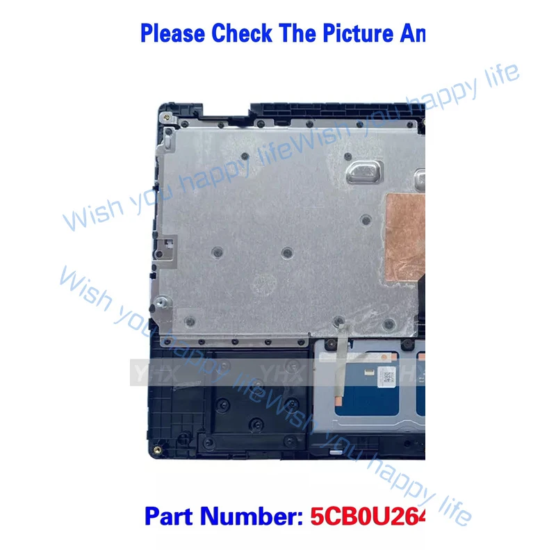 

L... New for Lenovo 100e Chromebook 2nd Gen Palmrest Keyboard Bezel Cover w/TP 5CB0U26489