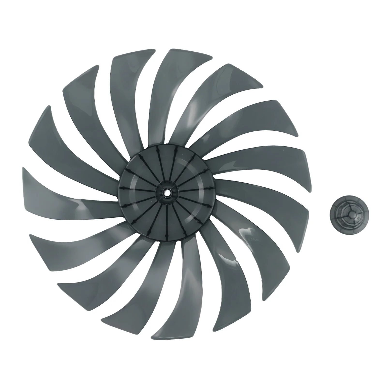 1/2pcs Highly 14-inch Plastic Fan for blades With 15-blade Design And Nut Cover Fanner General Accessories For Pedestal Fan