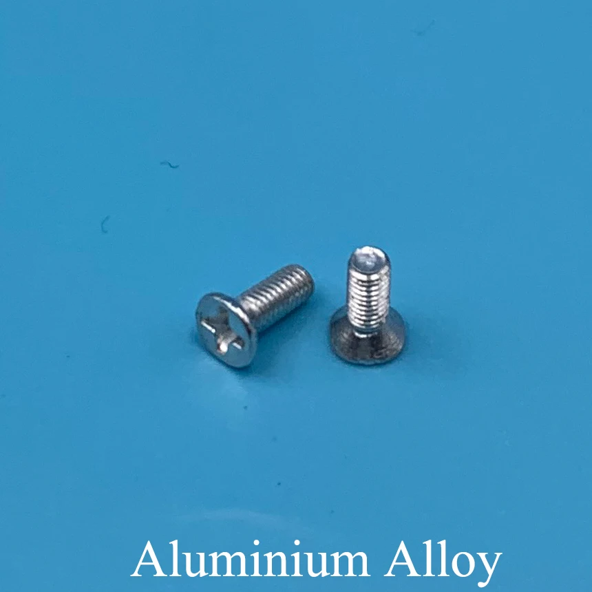 M3 M3*8/10/12/16mm M3x8/10/12/16mm AL Aluminium Alloy Bolt Phillips Cross Recessed Countersunk CSK Flat Head Screw #1
