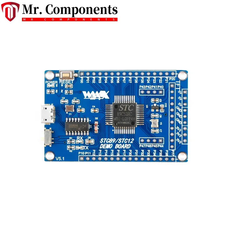 1PCS STC89C52RC 51 SCM Minimum System Core Development Learning Board Module STC89C52 STC51 CH340 In stock