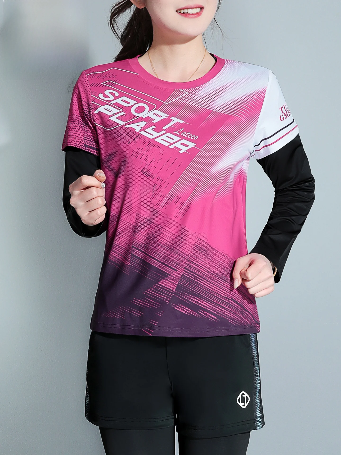 

TUCANO 2026 Spring Summer Women's Sportswear Set Qui Dry ort Sve Loose Outdoor Breathable Fitn Casual Wear