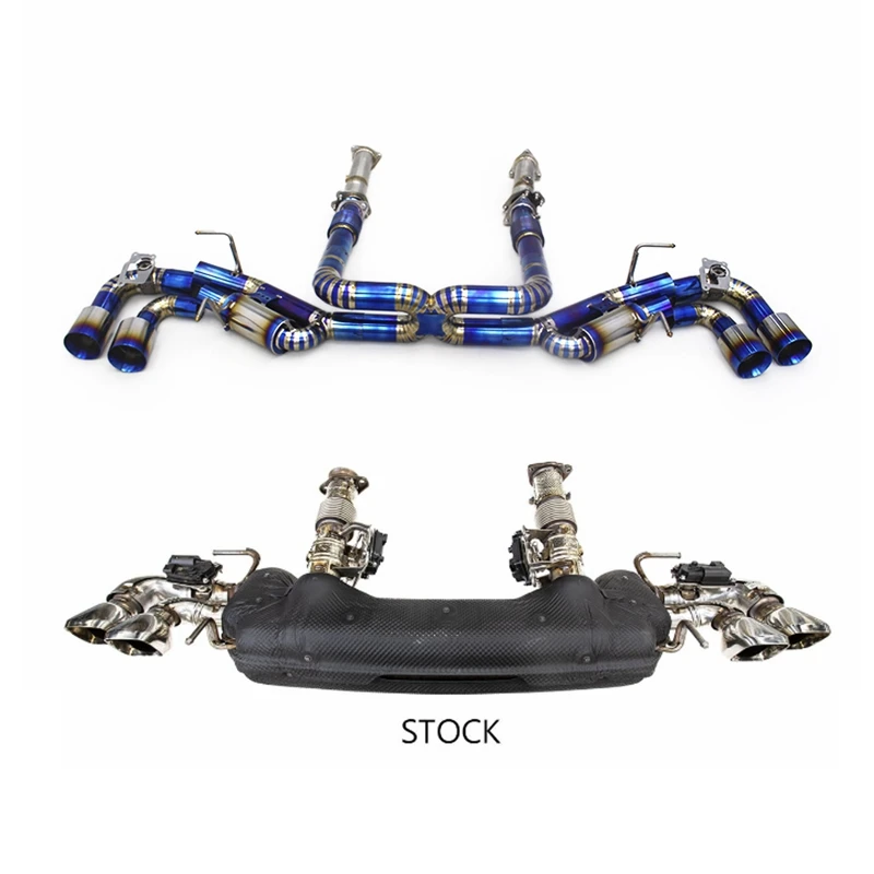 

Race Performance Catback Exhaust System For Chevrolet CORVETTE C8 2019-2025 Titanium Exhaust Muffler Tuning Downpipe Front Pipe