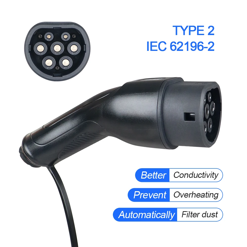 Kolanky Adjust 6/8/10/13A 2.9KW UK Power Plug Timer 1-12Hour Charging For EU Eletric Vehicle Hybrid Cars 5M