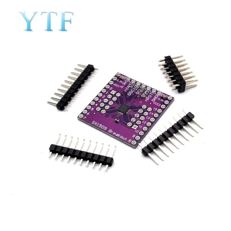 

SX1509 16-channel I / O output voltage level of the LED drive module and the keyboard GPIO
