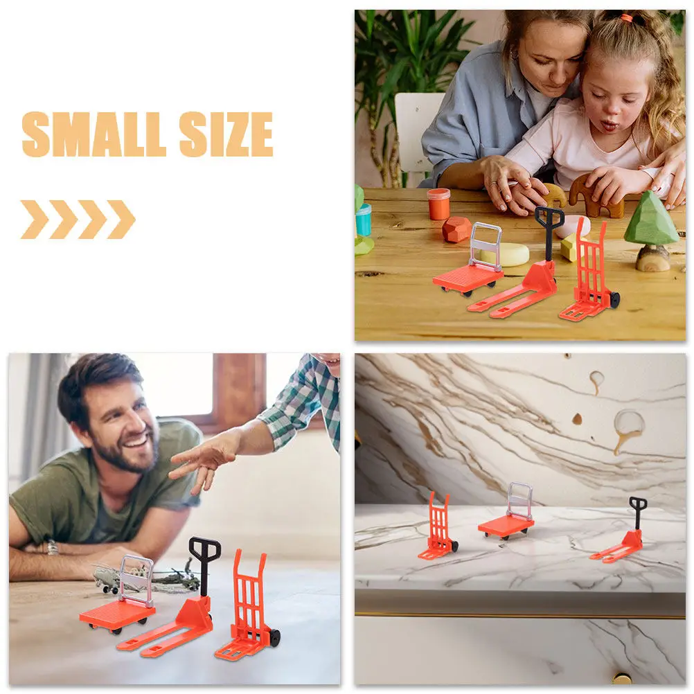 6Pcs Miniature Construction Set Kids Traffic Tools Road Barriers Parking Lot Props Interactive Play Educational Traffic view 5