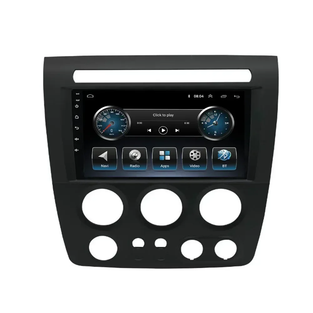 2 din Android 13 Radio For Hummer H3 2005-2010 Car Radio Multimedia Player Navigation GPS Carplay Stereo Auto Video DVD Head DSP