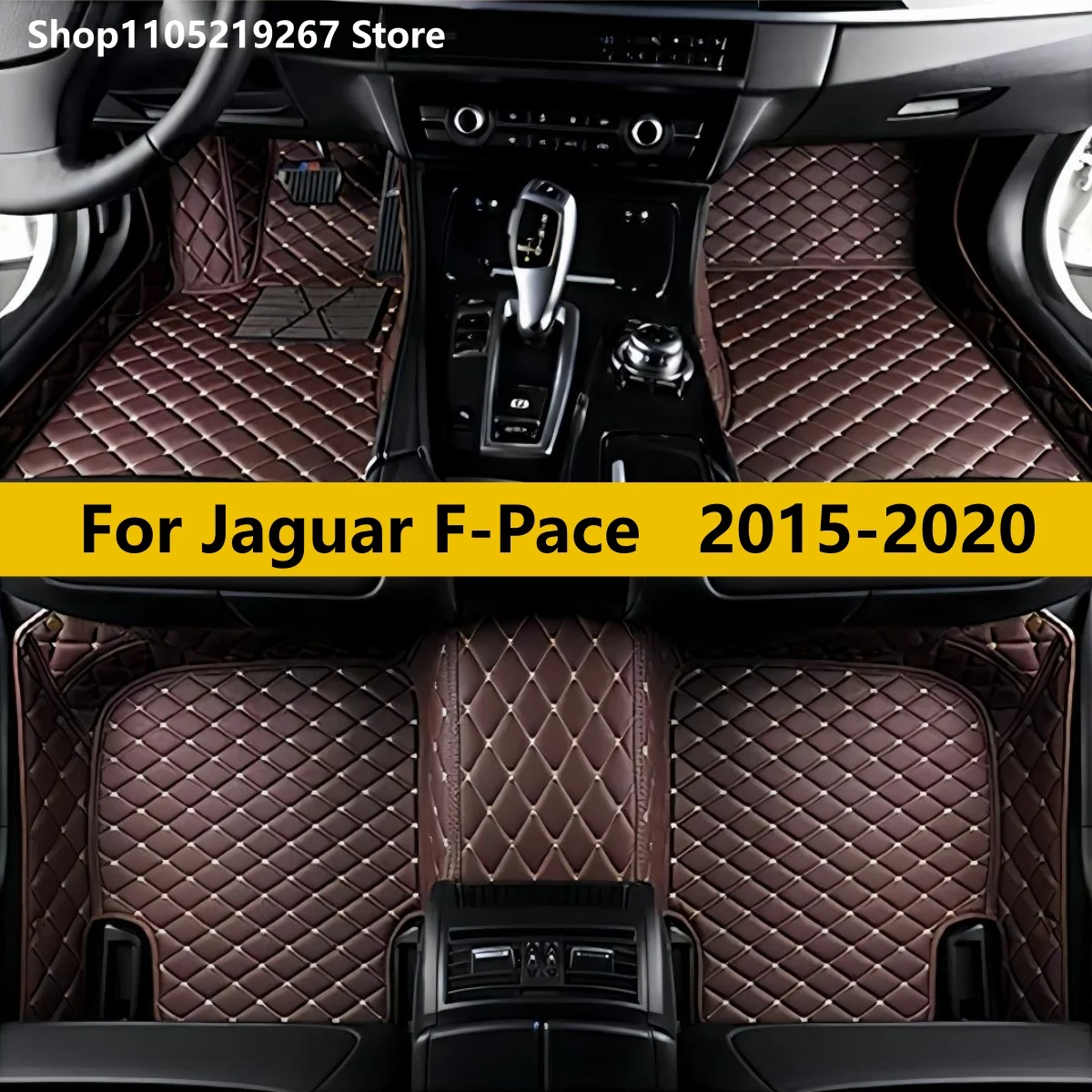 

Custom Car Floor Mats for Jaguar F-Pace 2015-2020 Years Interior Details Car Accessories Carpet