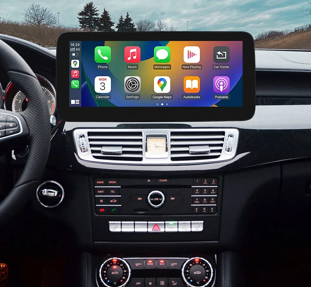 

10.25' 12.3' Wireless CarPlay GPS Navigation Auto Multimedia Display Screen For Mercedes-Benz CLS W218 2010 2011 2012 - 2018