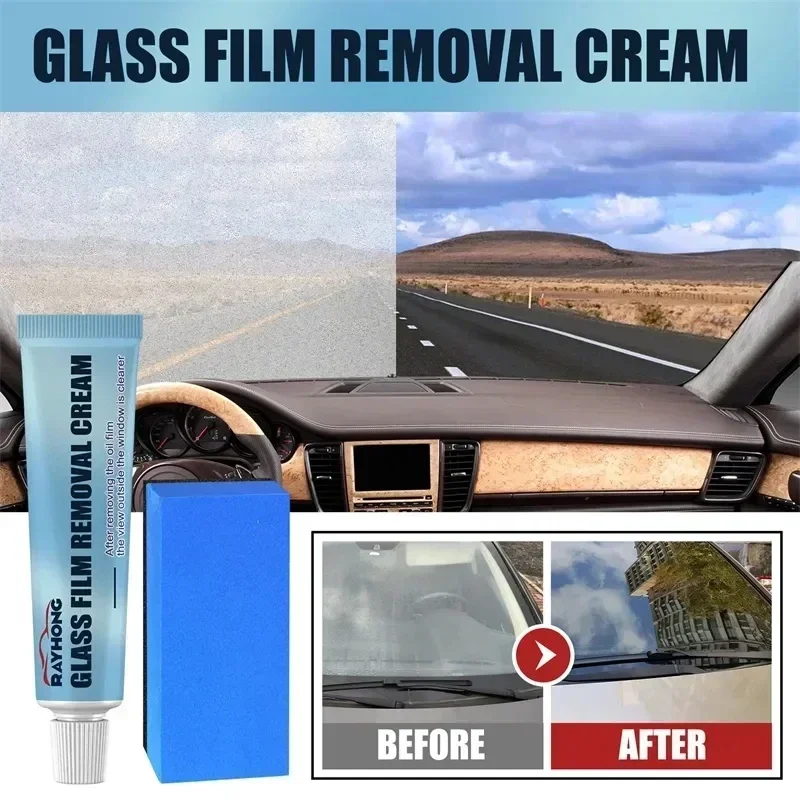 

New Glass Oil Film Removal Paste Powerful Glass Cleaner Car Windshield High Quality Glass Cleaning for Bathroom Window Tools