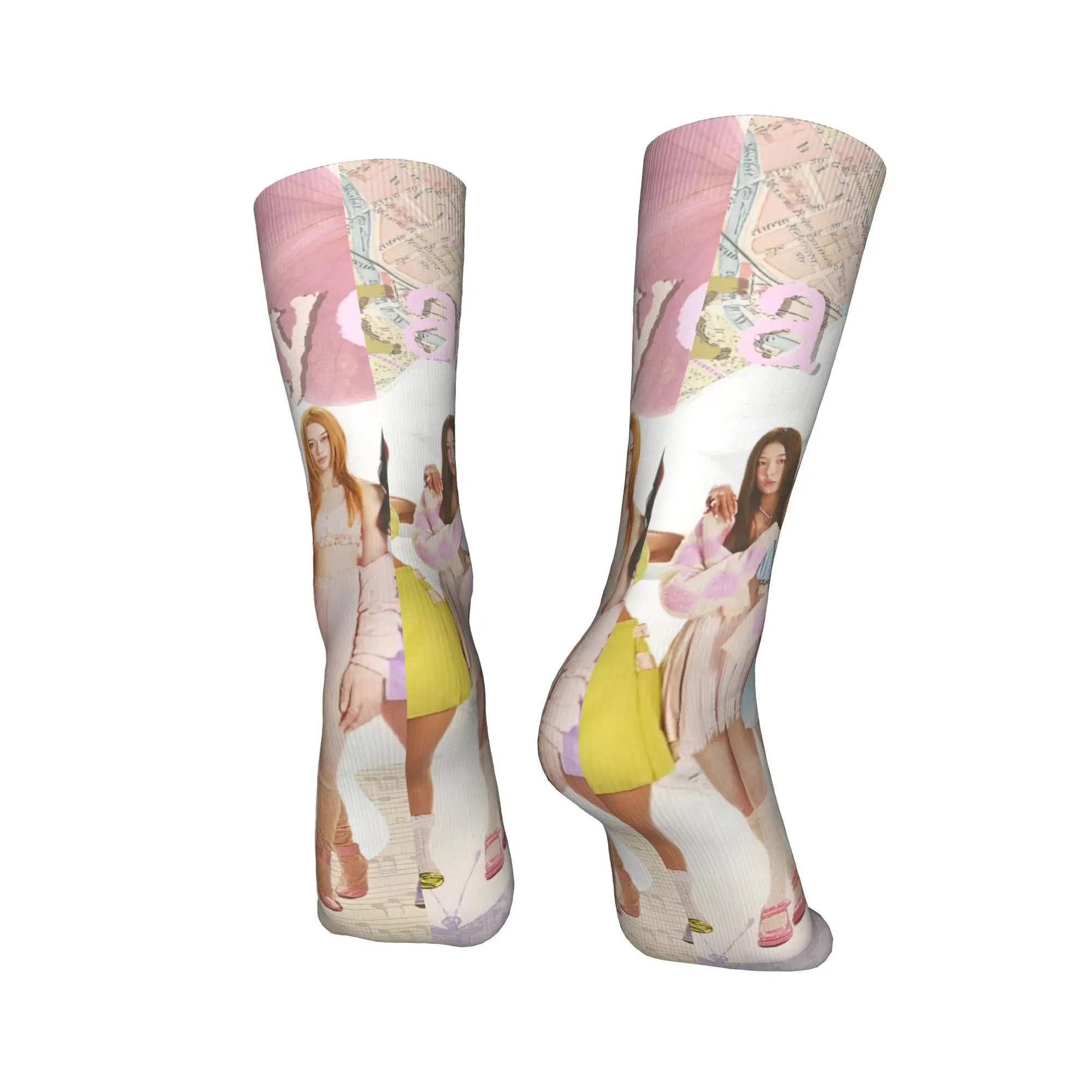 Women Men Socks Korean Style KATSEYE Gnarly  Stockings Autumn Funny Soft Breathable Socks Design Outdoor Sports Anti Slip Socks