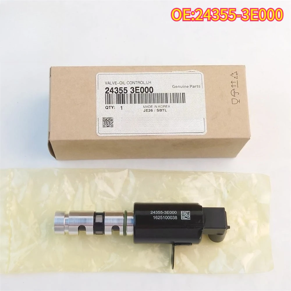 

High quality New For 24355-3E000 VVT Timing Oil Control Valve for Hyundai Santa Fe for Kia Optima Rondo 2.7L 24355 3E000