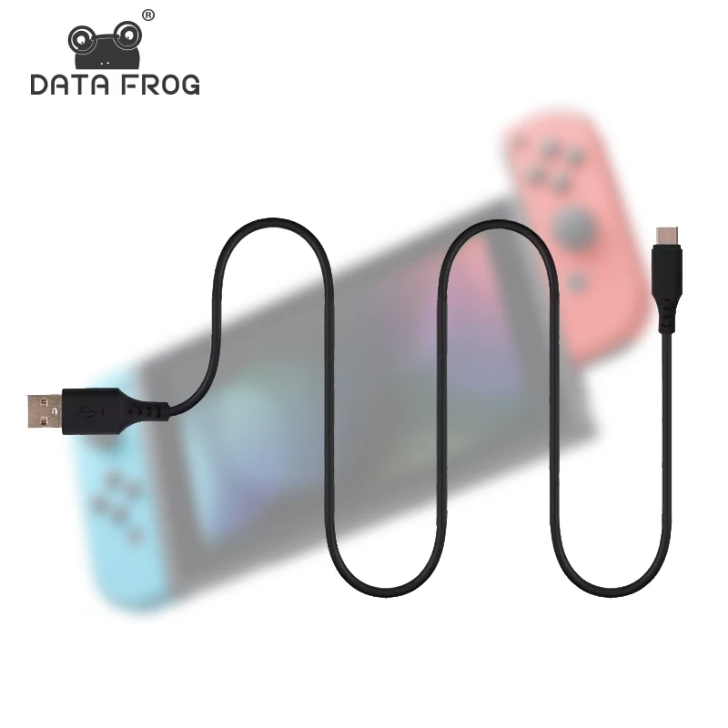 Cable de carga Data Frog Compatible con interruptor tipo C Cable cargador USB Cable de alimentación para Switch Lite/Switch OLED