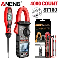 ANENG ST180+B19 Clamp Meter Tester Pen Suit 4000 Count Multimeter 30-1000V Voltage Detector Meter Diagnostic Breakpoint Finder