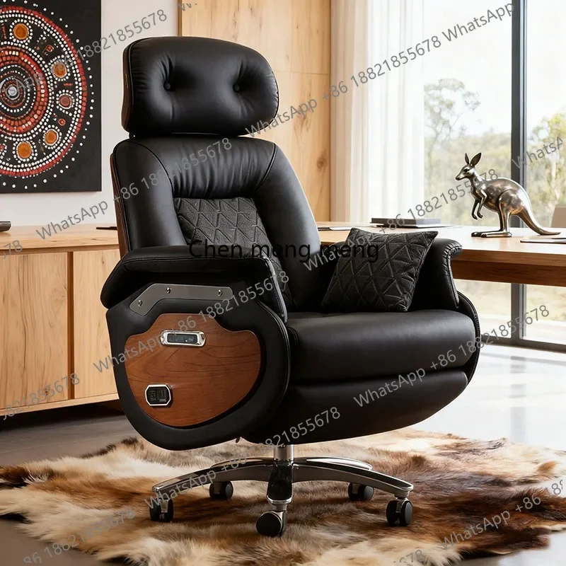 

Round Chair for Desk Wooden Chairs Gaming Office Chair Wheels Single Recliner Playseat Chaise Bureau De Travail Pulley Magalu
