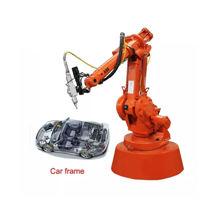 1000W-6000W Automatic 6 Axis Robot Arm Fiber Laser Welding Machine