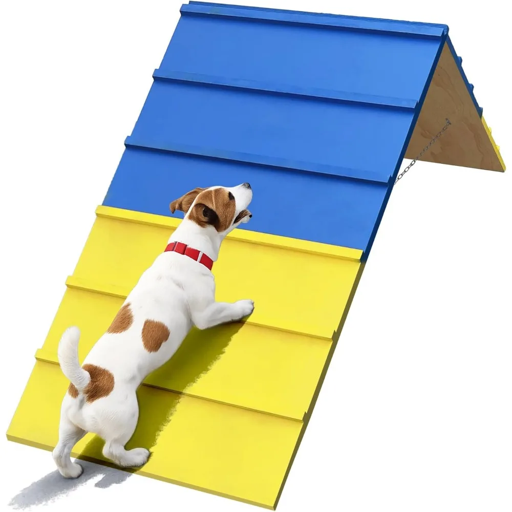 

Large Dog Agility A Frame 84x24 Inch Backyard Climb Jump Course