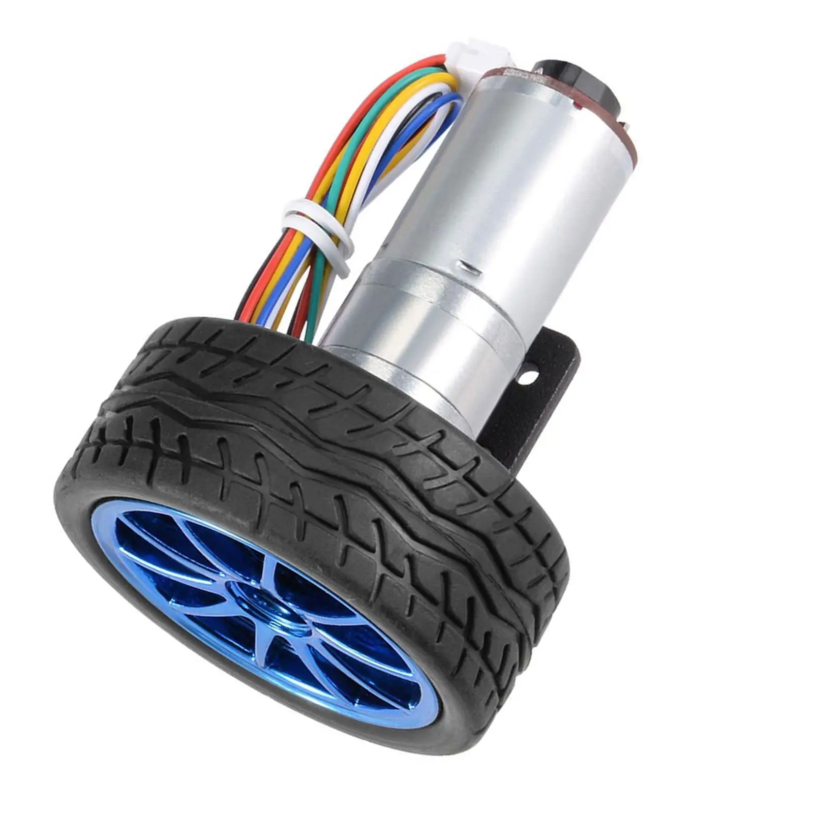 

Мотор-редуктор DIY Encoder с монтажным кронштейном, комплект колес 65 мм для умного автомобиля-робота DC6V