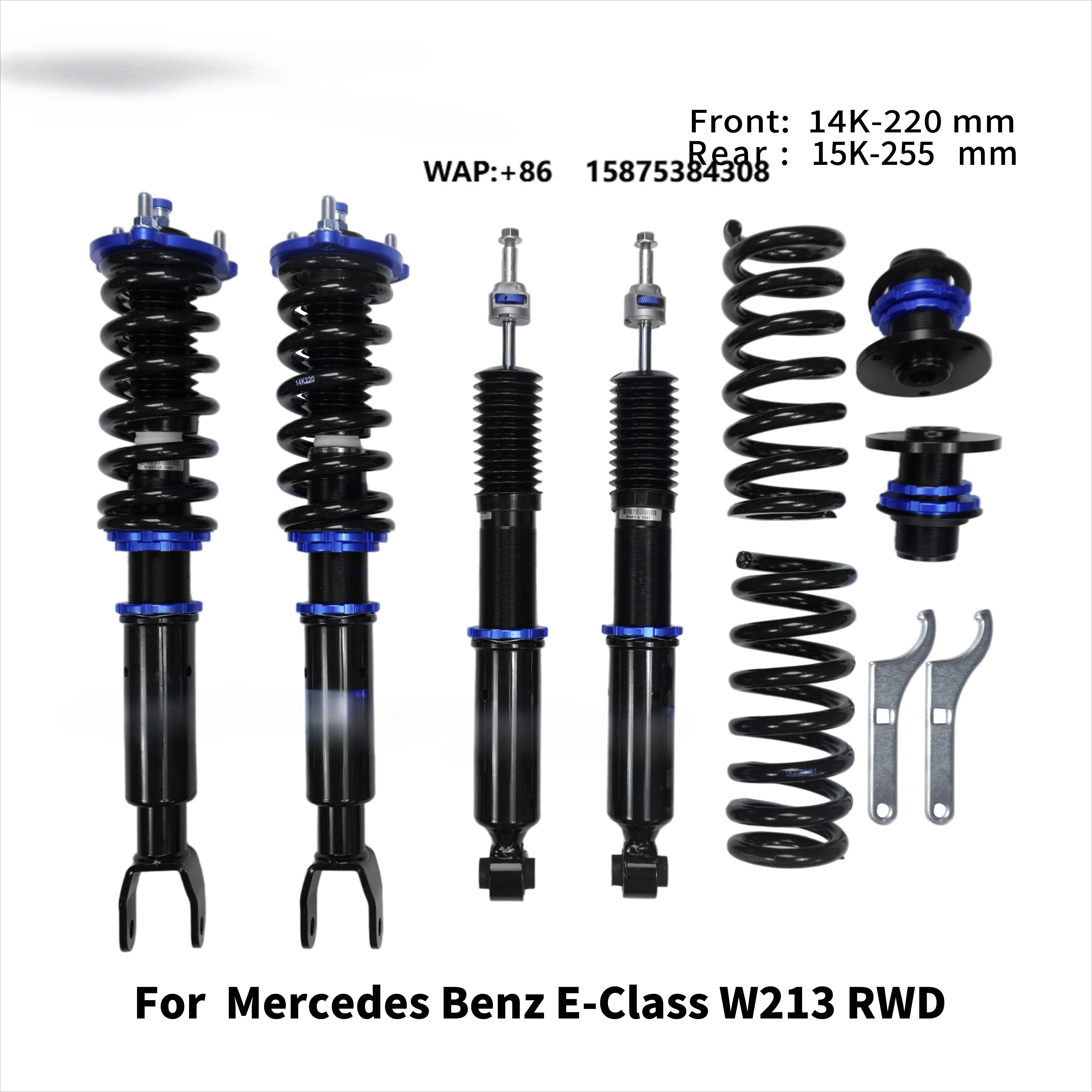 

High-Performance Monotube Coilover Suspension for 2017-2023 E-Class W213 Damping/Height Adjustable Shock Absorber