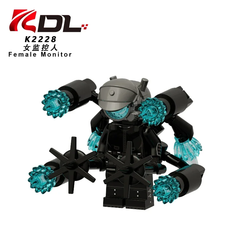 Drillman Titans Tv Man 4.0 Cameraman Building Toy Blocks Figure Skibidi Toilet Clockman Upgrade Blocks Mini Set Toys Speakerman