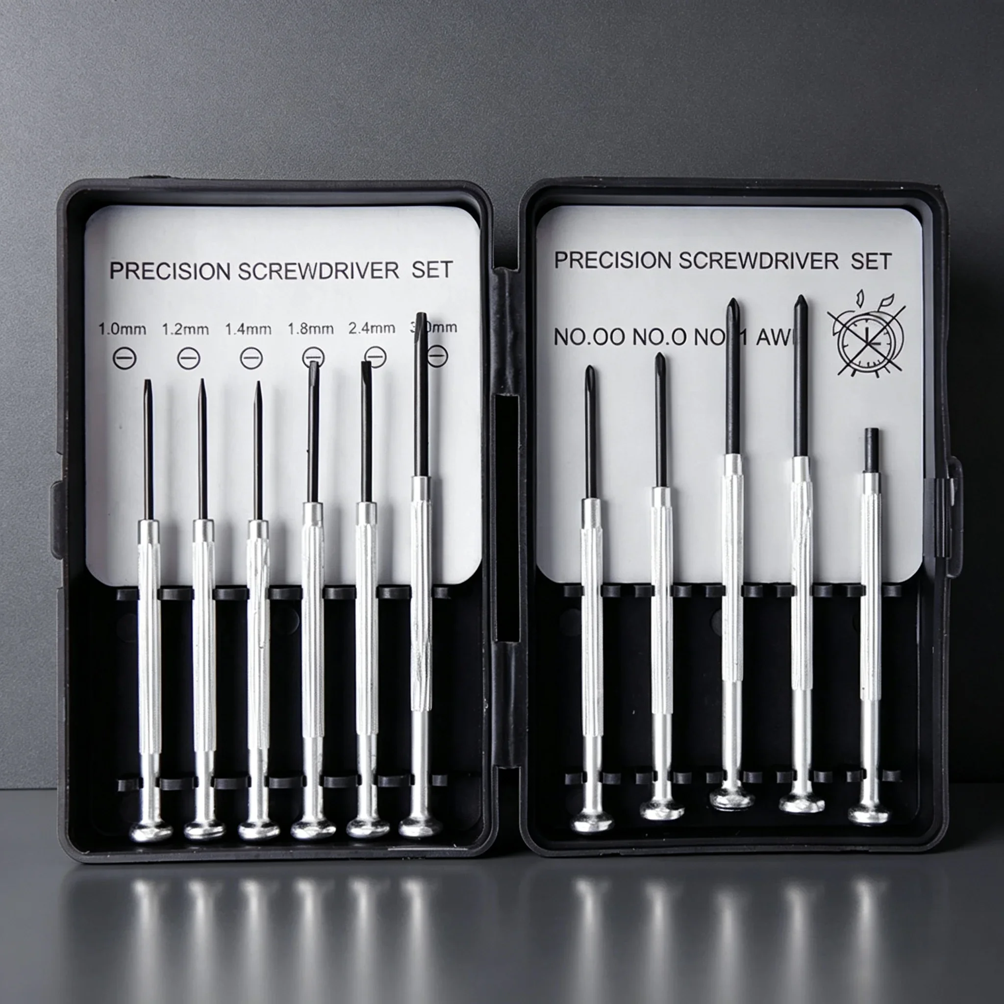 11-teiliges Mikro-Präzisions-Schraubendreher-Set, Mini-Uhrmacher-Reparaturwerkzeuge für Uhren, Schmuck, Brillen und Kleinelektronik – Detail 1