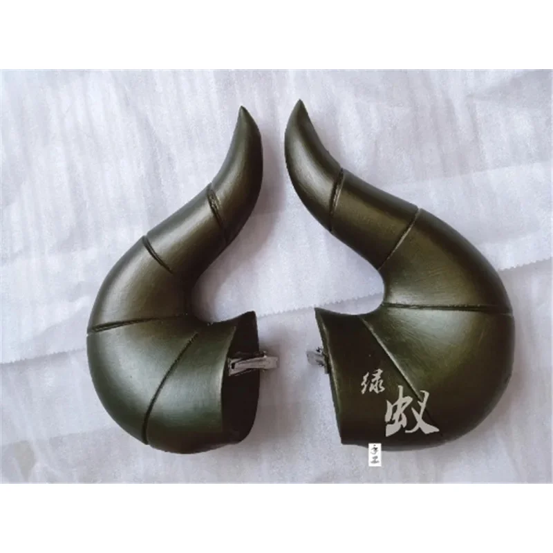 

1 пара игр Rage of Bahamut Virgin Soul GENESIS, косплей, рога дракона, аниме Mysteria Friends, блики, рога для косплея, шиньон, 4 цвета