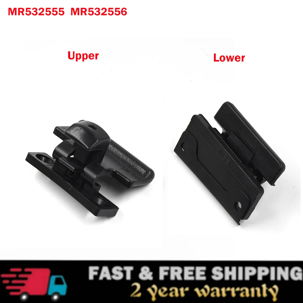 Cubierta de bloqueo de interruptor de caja de reposabrazos superior e inferior para Mitsubishi Pajero, V73, V75, V77, V93, V97, MR532555, MR532556