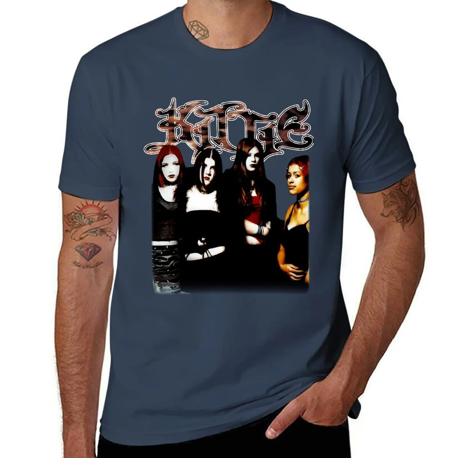 Camiseta The Vintage Band-The Greatest Hits, camisetas para hombre, camisetas informales para hombre, camiseta de marca de lujo de alta calidad